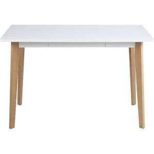 Raven - Bureau - Wit - Hout - Met 1 Lade