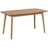 Eettafel Timor MDF Naturel 150cm - Giga Living - Eikenhout/MDF