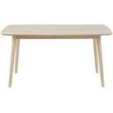 Ebuy24 - Naila Esszimmertisch 80 x 150 cm Eiche Dekor weiss gelaugt.