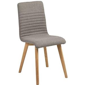 AC Design Furniture Stoel William, B: 42 x D: 43 x H: 90 cm, stof, grijs