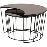 Emob - Salontafel - Zwart - 76x76x45 cm