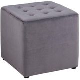 AC Design Furniture Hocker Brynner, B: 38 x D: 38 x H: 36 cm, hout, grijs