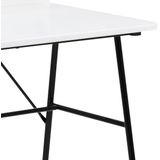 AC Design Furniture Bureau Patxi, B: 100 x D: 55 x H: 88,8 cm, MDF, wit