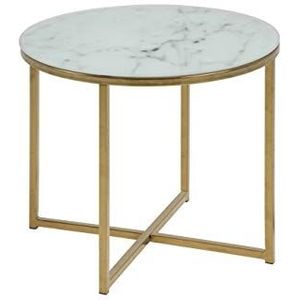 AC Design Furniture Antje lamptafel, metaal, goud, 50 x 42 cm