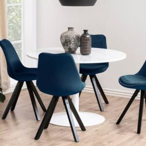 Giga Living - Eettafel Cubert - Marmer Wit - Hoogwaardig Materiaal