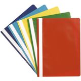 Q-Connect snelhechtmap, geassorteerde kleuren, pak van 5 stuks