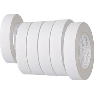 Q-Connect Duidelijke dubbelzijdige tape, 25 mm KF02221 - Pack van 6