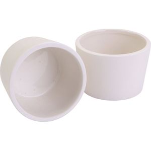 Creativ Company - Keramiek Kom - Wit - 9x6 cm - Set van 12 Stuks