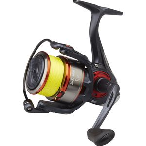 Savage Gear SG2 2500 FD Spinnrolle mit geflochtener Schnur 0,15mm Frontbremse