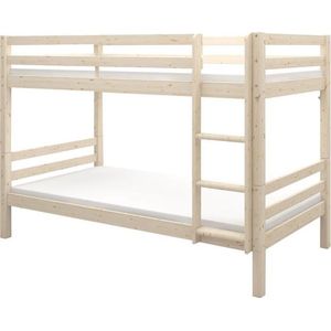 Scheidbare stapelbedden van kinderen - 2x90x190 cm - Solid Natural Pine - Boxed Inclusive - Ando