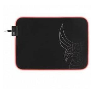 L33T Gaming 160405 Karlvagn RGB Gaming mousepad, Medium-size, Fast surface. 355 x 255 x 3 mm, Black