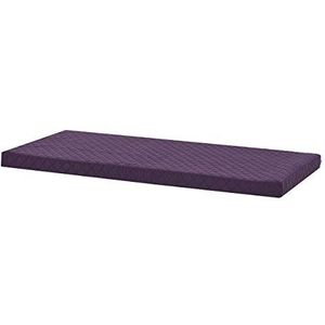 Hoppekids Matras koudschuim, Loganberry Lila, 200 x 90 x 9 cm