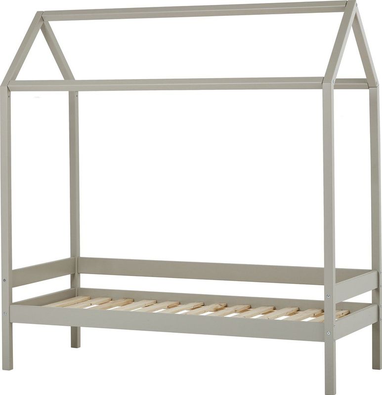 Hoppekids ECO Comfort Huisbed, 70x160cm, Duif Grijs