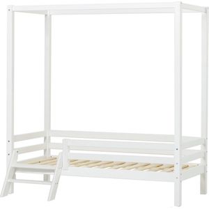 Hoppekids ECO Dream Hemelbed met ladder, Wit - Wit