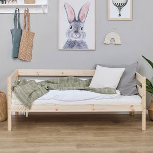 Hoppekids ECO Comfort Peuterbed 70x160 cm, Natuurlijk Hout