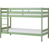 Hoppekids Etagenbett "ECO Comfort Kinderbett 90x200 oder 70x160 aus Massivholz in 4 Farben", TÜV, FSC und Nordisches Umweltzeichen – wahlweise mit Matratzen