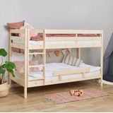 Hoppekids Etagenbett "ECO Comfort Kinderbett 90x200 oder 70x160 aus Massivholz in 4 Farben", TÜV, FSC und Nordisches Umweltzeichen – wahlweise mit Matratzen