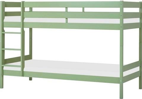 Hoppekids Etagenbett "ECO Comfort Kinderbett 90x200 oder 70x160 aus Massivholz in 4 Farben", TÜV, FSC und Nordisches Umweltzeichen – wahlweise mit Matratzen