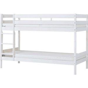 Hoppekids Etagenbett "ECO Comfort Kinderbett 90x200 oder 70x160 aus Massivholz in 4 Farben", TÜV, FSC und Nordisches Umweltzeichen – wahlweise mit Matratzen
