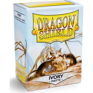 Dragon Shield - Matte Sleeves - Clear Front & Ivory Back - 100 Stuks - PVC-vrij