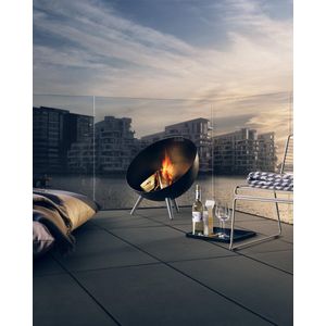 Eva Solo - FireGlobe Barbecue Vuurschaal - Roestvast Staal - Zwart