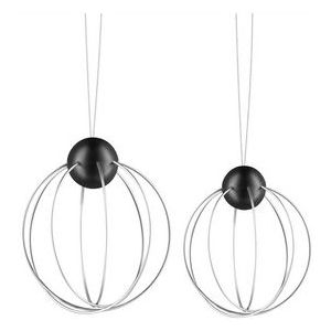 Eva Solo vogelvoederbol voor vetbol, diam. 8 cm, rvs, set 2 stuks