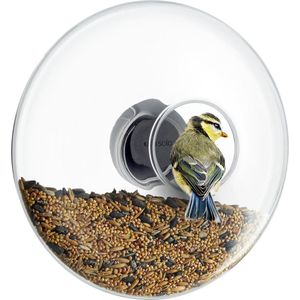 Eva Solo - Vogel Voederbol voor Raam - Voederhuisje - Voederbakje - Glas - Design - Ø 20cm