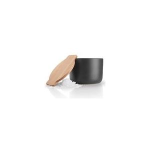 Eva Solo - Nordic Kitchen - Zoutpotje - 10,4 X 7,7 Cm Porselein/hout - Zwart