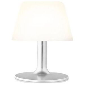 Eva Solo - Sunlight Solar Tafellamp - Wit - Kunststof - Edelstaal - Hoogte 16 cm