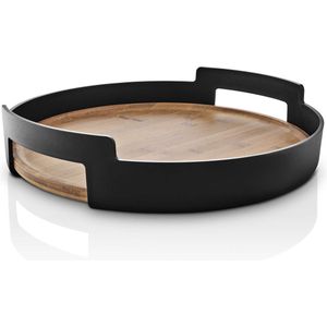 Eva Solo - Nordic Kitchen Dienblad Ø 35 cm Bamboe - Zwart - Bruin - Bamboe - Kunststof
