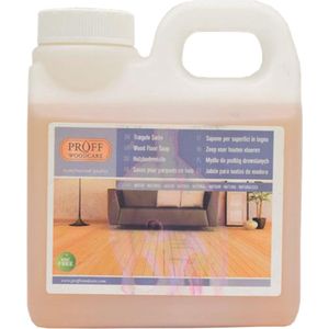 Proff Woodcare Zeep voor houten vloeren- Naturel - 1L