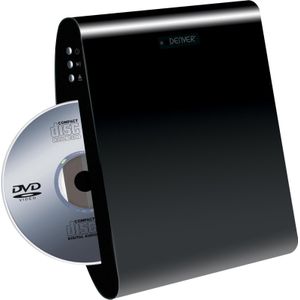 Denver DWM-100USB - DVD-speler - Exclusief - Wandmontage - Zwart (DVD-speler), Bluray + DVD-speler, Zwart