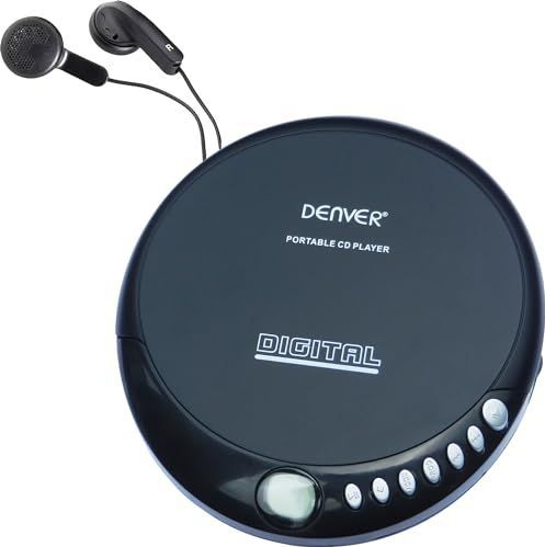 Denver DM-24 Portabler CD-Player inkl. Kopfhörer CD-Player