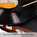 Denver Platenspeler - Ingebouwde Speakers - Incl. PC Software - Auto-stop - Retro - VPL120 - Bruin