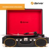 Denver Platenspeler - Ingebouwde Speakers - Incl. PC Software - Auto-stop - Retro - VPL120 - Zwart