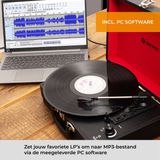 Denver Platenspeler - Ingebouwde Speakers - Incl. PC Software - Auto-stop - Retro - VPL120 - Zwart