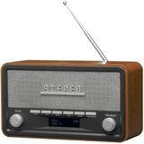 DENVER - DAB18 - DAB Radio - Bruin - Hout - Retro Design