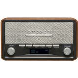 DENVER - DAB18 - DAB Radio - Bruin - Hout - Retro Design