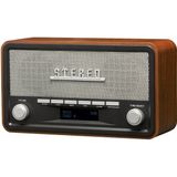 DENVER - DAB18 - DAB Radio - Bruin - Hout - Retro Design