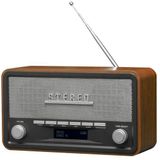 DENVER - DAB18 - DAB Radio - Bruin - Hout - Retro Design