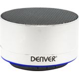 Denver BTS-32 Wit - Draadloze Bluetooth Speaker