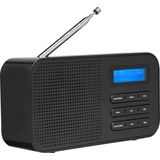 Denver DAB Radio - Keukenradio - Draagbare Radio - Batterijen & Netstroom - DAB42 - Zwart