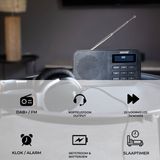 Denver - DAB42 - DAB Radio - Zwart - Batterijen & Netstroom