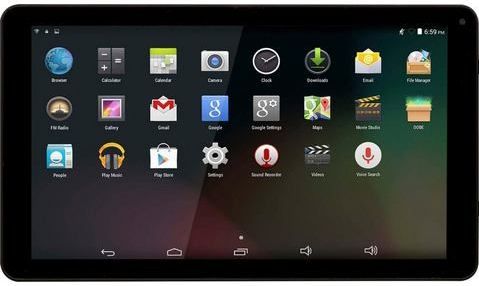 Denver TAQ-10253 (Alleen WLAN, 10.10", 16 GB, Black), Tablet, Zwart