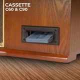 Denver Retro Platenspeler - Ingebouwde Speakers en Versterker - DAB Radio - Radio CD Speler - MRD51 - Hout