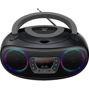 Denver Draagbare Radio CD Speler Kinderen - Bluetooth - Lichteffecten - Boombox - AUX - FM
