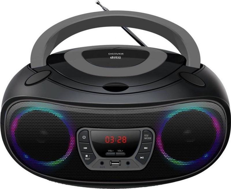 Denver - TCL-212BT - Radio met CD- en MP3-speler - Blauw - Bluetooth - LED LCD