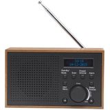 Denver DAB Radio - Noodradio / Noodpakket - Batterijen & Netstroom - Keukenradio - Draagbare Radio - DAB46 - Darkgrey