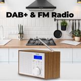 Denver - DAB46 - DAB Radio - Wit - Batterijen & Netstroom