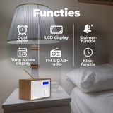 Denver - DAB46 - DAB Radio - Wit - Batterijen & Netstroom